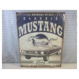 (G-1) Ford Mustang Tin Sign 16" x 1...
