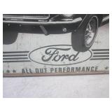 (G-1) Ford Mustang Tin Sign 16" x 1...