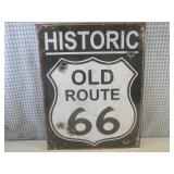 (G-1) Historic Old Route 66 Tin Sig...