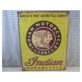 (G-1) Indian Motorcycle Tin Sign 16...