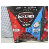 (B-2) 4 Bags of Jack Links Duos Buf...