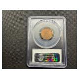 1925-D Lincoln Cent PCGS MS64 RB - PCGS Price Guide Value for an MS64 RB is $225