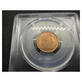 1925-D Lincoln Cent PCGS MS64 RB - PCGS Price Guide Value for an MS64 RB is $225