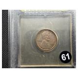 1925-S Lincoln Cent USCG MS63 RD - Greysheet Wholesale Value for an MS63 BN is $180