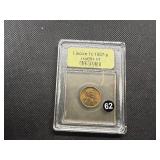 1927-P Lincoln Cent USCG MS66+ RD - Greysheet Wholesale Value for an MS66 RB is $125