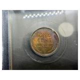 1927-P Lincoln Cent USCG MS66+ RD - Greysheet Wholesale Value for an MS66 RB is $125