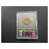 1927-P Lincoln Cent USCG MS66+ RD - Greysheet Wholesale Value for an MS66 RB is $125