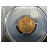1929 Lincoln Cent PCGS MS65 RB -  PCGS Price Guide Value for an MS65 RB is $40