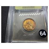 1929-D Lincoln Cent USCG MS65+ RD - Greysheet Wholesale Value for an MS65 RB is $150