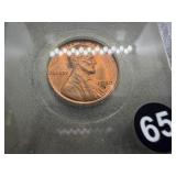 1930-S Lincoln Cent USCG MS66 RD - Greysheet Wholesale Value for an MS66 RB is $100