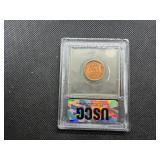 Better Date 1935-D Lincoln Cent USCG MS67 RD - Greysheet Wholesale Value for an MS66 RB is $55