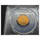1940-S Lincoln Cent PCGS MS66 RD -  PCGS Price Guide Value for an MS66 RD is $38