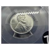 1943-D Steel Lincoln Cent PCGS MS66 - PCGS Price Guide Value for an MS66 is $42