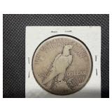 KEY DATE 1921 High Relief Silver Peace Dollar -  Greysheet Wholesale Value for a VG8 is $105