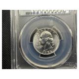 1958 Washington Silver Quarter PCGS MS65 - PCGS Price Guide Value for an MS65 is $30