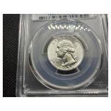 1958 Washington Silver Quarter PCGS MS65 - PCGS Price Guide Value for an MS65 is $30