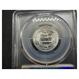 1958 Washington Silver Quarter PCGS MS65 - PCGS Price Guide Value for an MS65 is $30