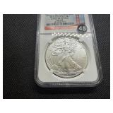 2011-S  Early Releases 1 Oz. Silver American Eagle NGC MS69  - NGC Price Guide $99