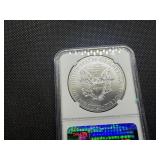 2011-S  Early Releases 1 Oz. Silver American Eagle NGC MS69  - NGC Price Guide $99