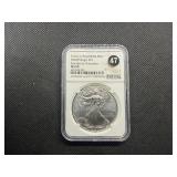 2020-P  Emergency Production 1 Oz. Silver American Eagle NGC MS69  - NGC Price Guide $135