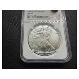 2020-P  Emergency Production 1 Oz. Silver American Eagle NGC MS69  - NGC Price Guide $135