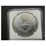 2020-P  Emergency Production 1 Oz. Silver American Eagle NGC MS69  - NGC Price Guide $135