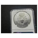 2020-P  Emergency Production 1 Oz. Silver American Eagle NGC MS69  - NGC Price Guide $135