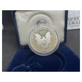 1995-P Proof 1 Oz. Silver American Eagle in Original Mint Package With COA