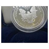1995-P Proof 1 Oz. Silver American Eagle in Original Mint Package With COA