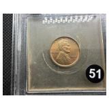 1918 -S Lincoln Cent USCG MS63 RD - Greysheet Wholesale Value for an MS65 RB is $200