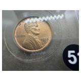 1918 -S Lincoln Cent USCG MS63 RD - Greysheet Wholesale Value for an MS65 RB is $200