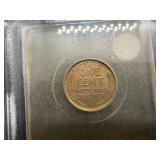 1918 -S Lincoln Cent USCG MS63 RD - Greysheet Wholesale Value for an MS65 RB is $200