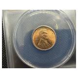 1919 Lincoln Cent ANACS MS64 RD - Greysheet Wholesale Value for an MS64 RD is $110
