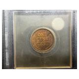 1920-D Lincoln Cent USCG MS64+ RD - Greysheet Wholesale Value for an MS64 RB is $210