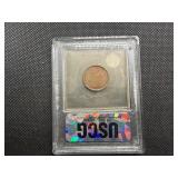 1921-P Lincoln Cent USCG MS65 RB - Greysheet Wholesale Value for an MS65 BN is $140