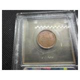 1921-P Lincoln Cent USCG MS65 RB - Greysheet Wholesale Value for an MS65 BN is $140