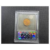 1924-P Lincoln Cent USCG MS65 RD - Greysheet Wholesale Value for an MS65 RB is $190