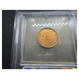 1924-P Lincoln Cent USCG MS65 RD - Greysheet Wholesale Value for an MS65 RB is $190