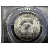 1952-S Franklin Silver Half Dollar  PCGS MS65 - PCGS Price Guide Value for an MS65 is $125