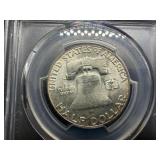 1953 Franklin Silver Half Dollar  PCGS MS65 - PCGS Price Guide Value for an MS65 is $125