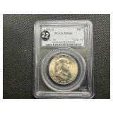 1953-S Franklin Silver Half Dollar  PCGS MS66 - PCGS Price Guide Value for an MS66 is $200