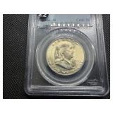 1953-S Franklin Silver Half Dollar  PCGS MS66 - PCGS Price Guide Value for an MS66 is $200