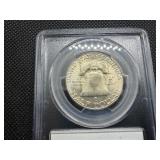 1954-S Franklin Silver Half Dollar  PCGS MS65 - PCGS Price Guide Value for an MS65 is $50