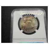 1957 Franklin Silver Half Dollar  NGC MS64 -  NGC Price Guide Value for an MS64 is $42.50