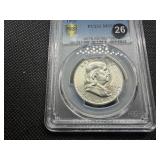1959 Franklin Silver Half Dollar  PCGS MS65 - PCGS Price Guide Value for an MS65 is $60
