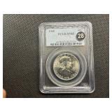 1960 Franklin Silver Half Dollar  PCGS MS65 - PCGS Price Guide Value for an MS65 is $60