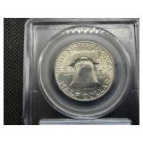 1960 Franklin Silver Half Dollar  PCGS MS65 - PCGS Price Guide Value for an MS65 is $60