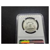 1961 Franklin Silver Half Dollar  NGC MS64 -  NGC Price Guide Value for an MS64 is $42.50
