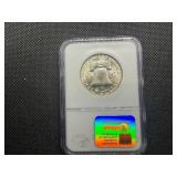 1961-D Franklin Silver Half Dollar  NGC MS65 -  NGC Price Guide Value for an MS65 is $135