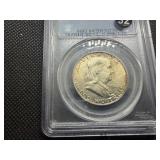 1962-D Franklin Silver Half Dollar  PCGS MS64 - PCGS Price Guide Value for an MS64 is $46